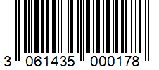 Barcode 3061435000178
