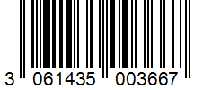 Barcode 3061435003667