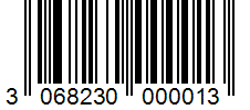 Barcode 3068230000013