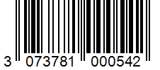 Barcode 3073781000542