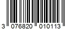 Barcode 3076820010113