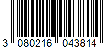 Barcode 3080216043814