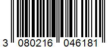 Barcode 3080216046181