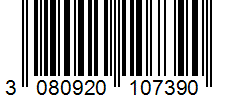 Barcode 3080920107390