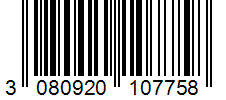 Barcode 3080920107758