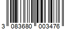 Barcode 3083680003476