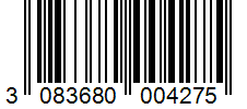 Barcode 3083680004275