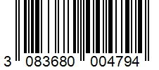 Barcode 3083680004794