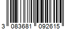 Barcode 3083681092615