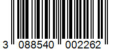 Barcode 3088540002262
