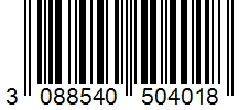 Barcode 3088540504018