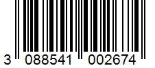 Barcode 3088541002674