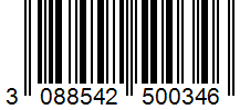 Barcode 3088542500346
