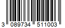 Barcode 3089734511003