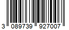 Barcode 3089739927007