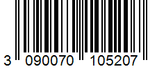 Barcode 3090070105207
