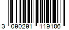 Barcode 3090291119106