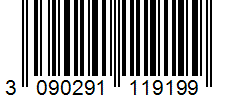 Barcode 3090291119199