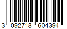 Barcode 3092718604394