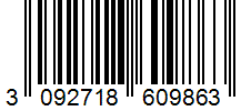 Barcode 3092718609863