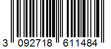 Barcode 3092718611484
