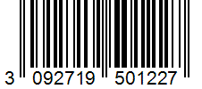 Barcode 3092719501227