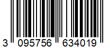 Barcode 3095756634019