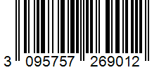 Barcode 3095757269012