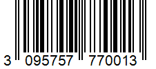 Barcode 3095757770013