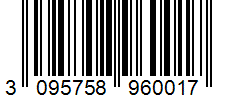 Barcode 3095758960017