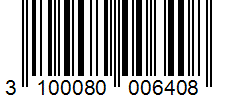 Barcode 3100080006408