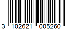 Barcode 3102621005260