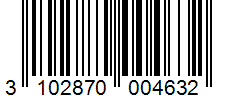 Barcode 3102870004632