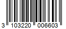 Barcode 3103220006603