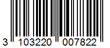 Barcode 3103220007822