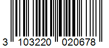 Barcode 3103220020678
