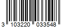 Barcode 3103220033548