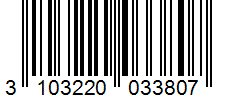 Barcode 3103220033807
