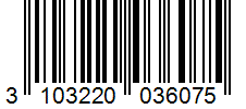 Barcode 3103220036075