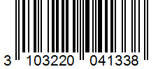 Barcode 3103220041338