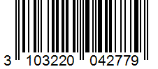 Barcode 3103220042779