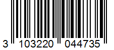 Barcode 3103220044735
