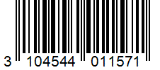 Barcode 3104544011571
