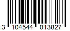 Barcode 3104544013827