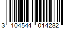 Barcode 3104544014282