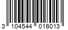Barcode 3104544018013