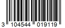 Barcode 3104544019119