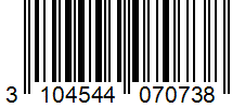 Barcode 3104544070738