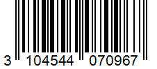 Barcode 3104544070967