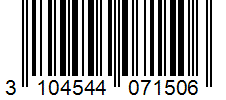 Barcode 3104544071506